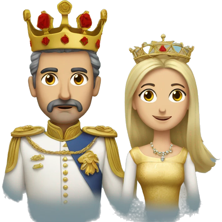 Spanish emperor with empress ui emoji