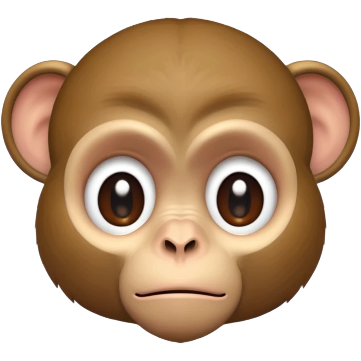 monkey with sad  expression  emoji