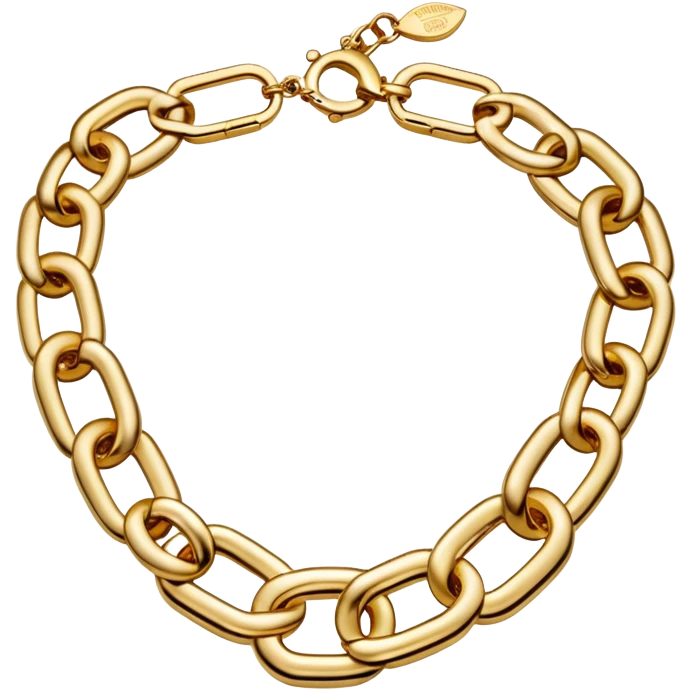 Prada luxury chain necklace emoji