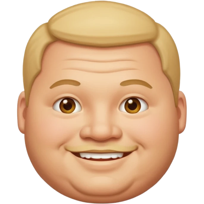 Fat man emoji