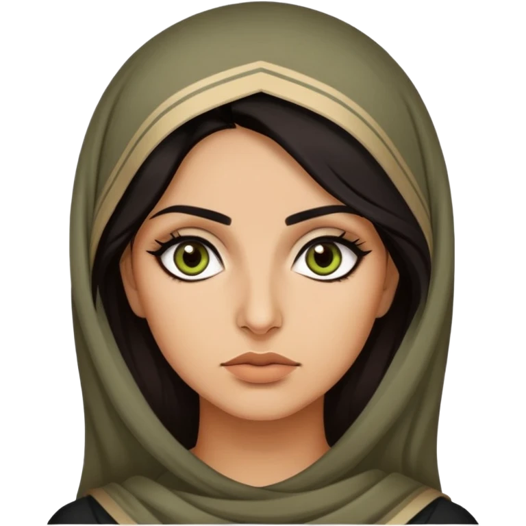 Iraqi woman intense emoji