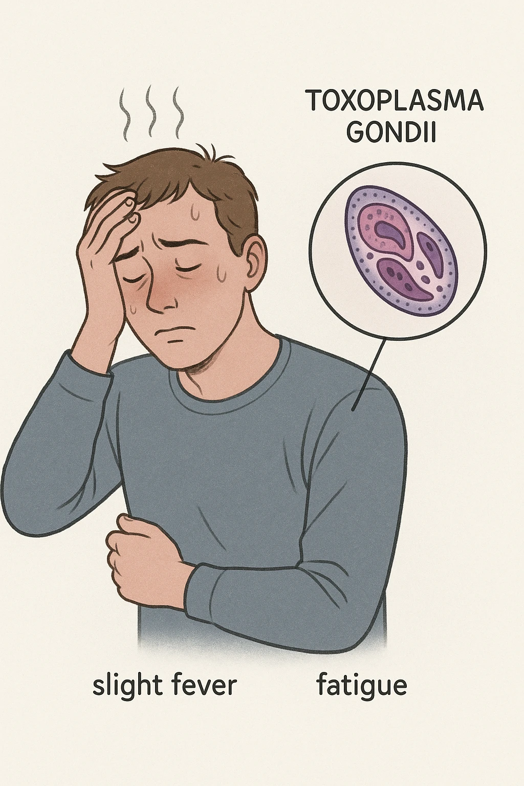 Toxoplasma gondii, infetta uomo ha sintomi solo di lieve influenza emoji