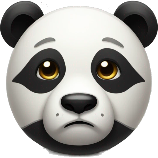 Sad panda emoji