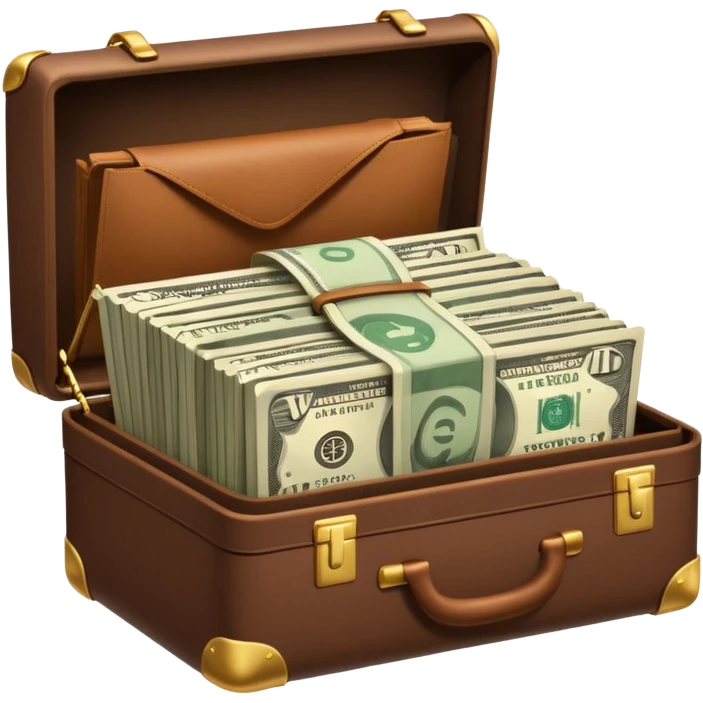 open wifi money filled briefcase emoji
