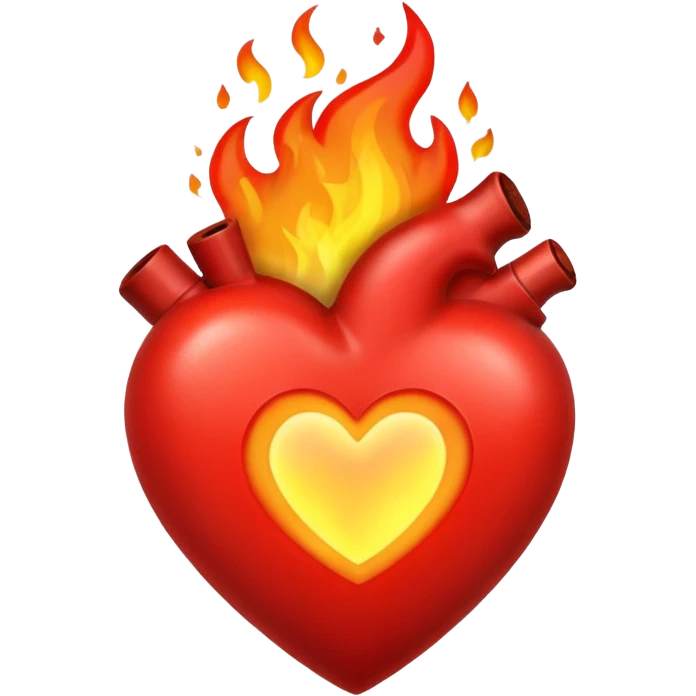 ❤️‍🔥, 🫀 emoji