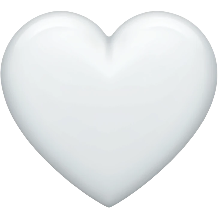 Corazón blanco emoji