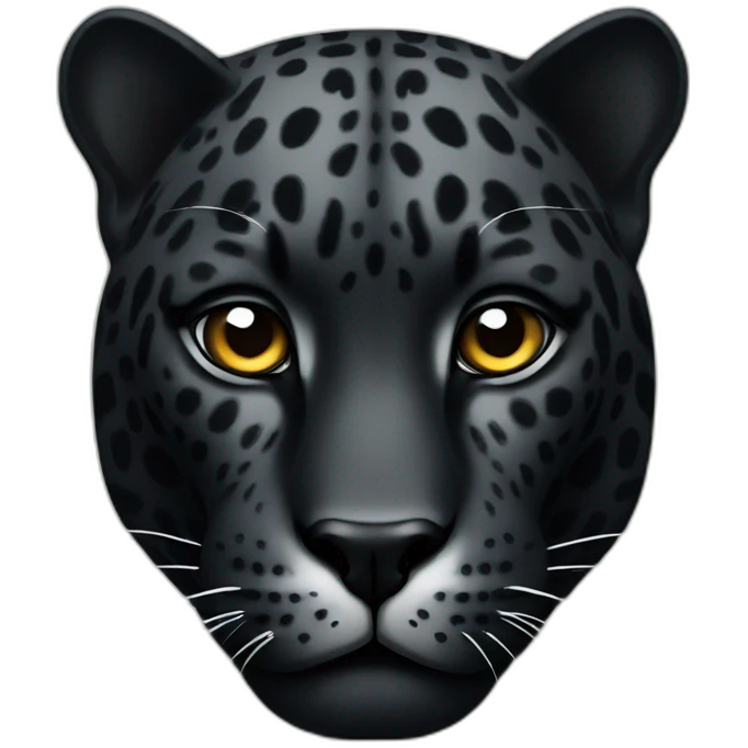 Black jaguar emoji