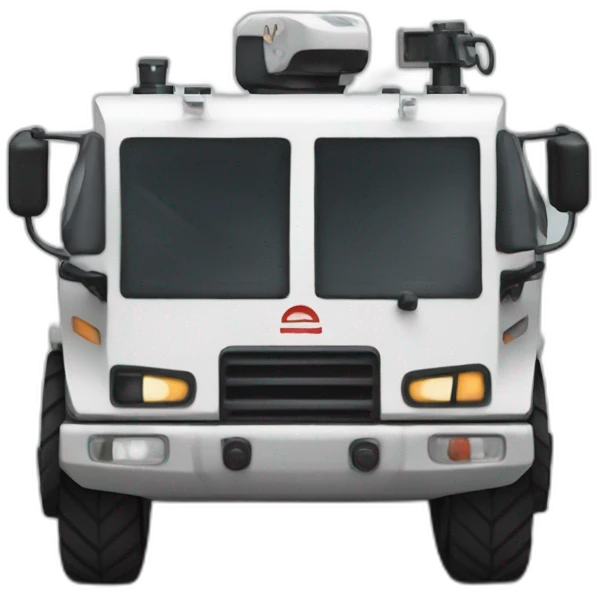 riot control vehicle emoji
