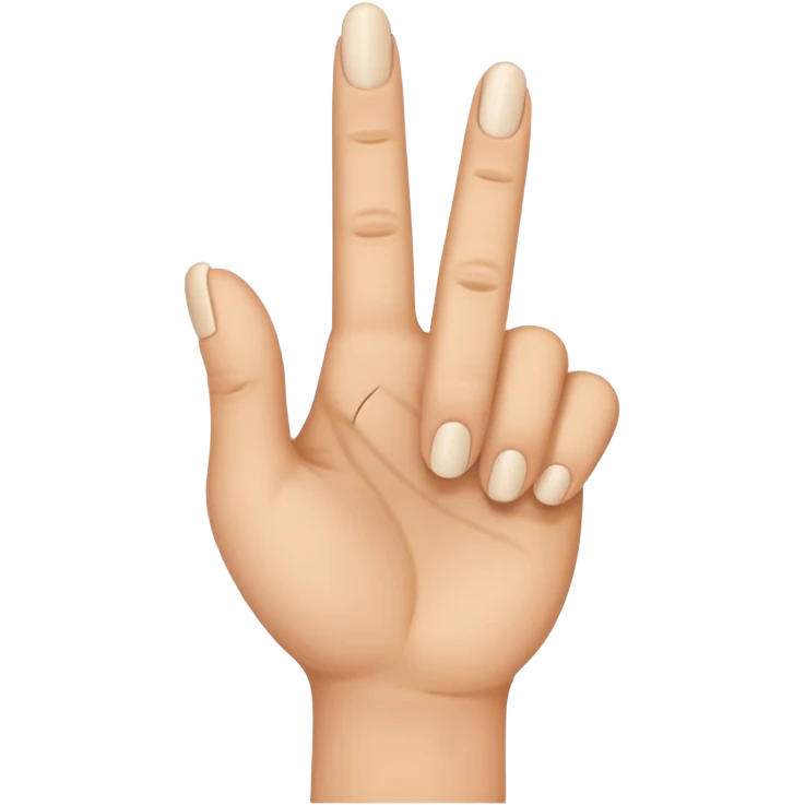 Middle finger emoji