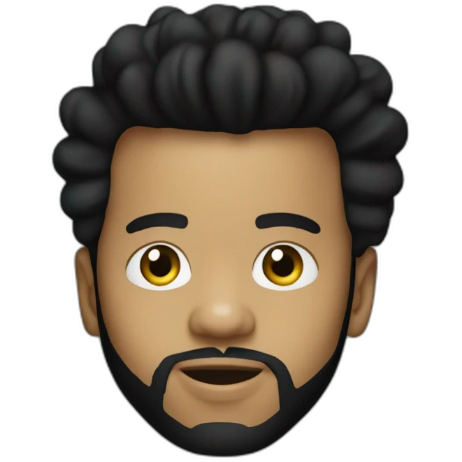 The weeknd chanteur emoji