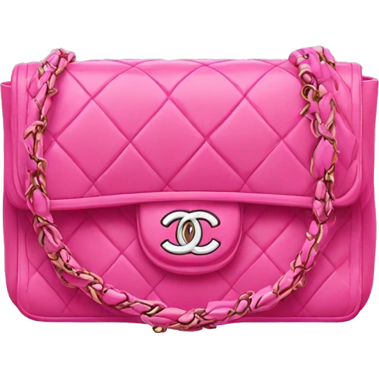 pink chanel purse emoji