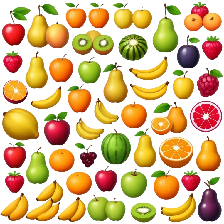 assorted fresh fruits emoji