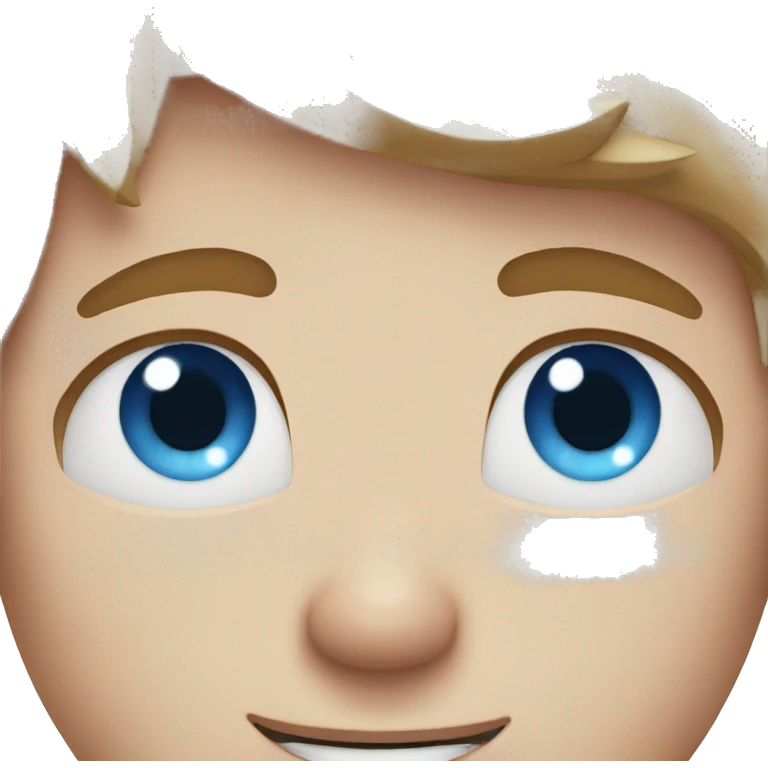 A guy blue eyes and freckles  emoji