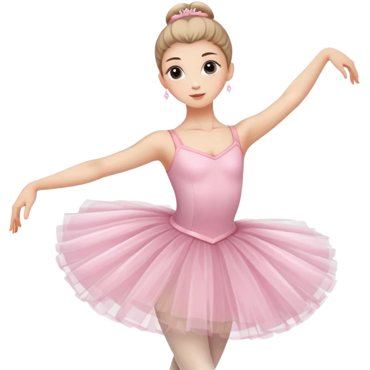 ballerina dancer in ballet pose emoji
