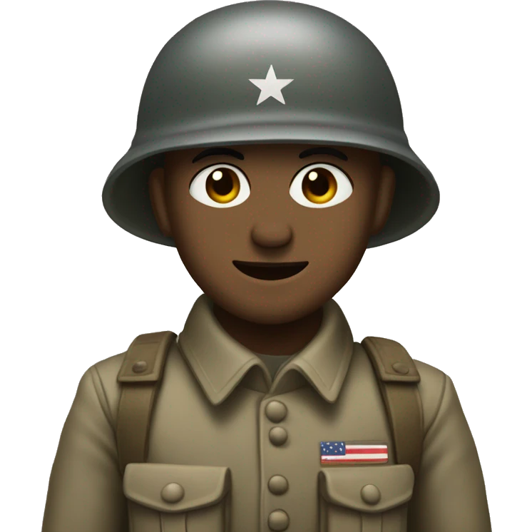 world war 2 soldier in the city of foy emoji