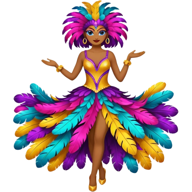 carnival-mas-costume,colorfull dress emoji