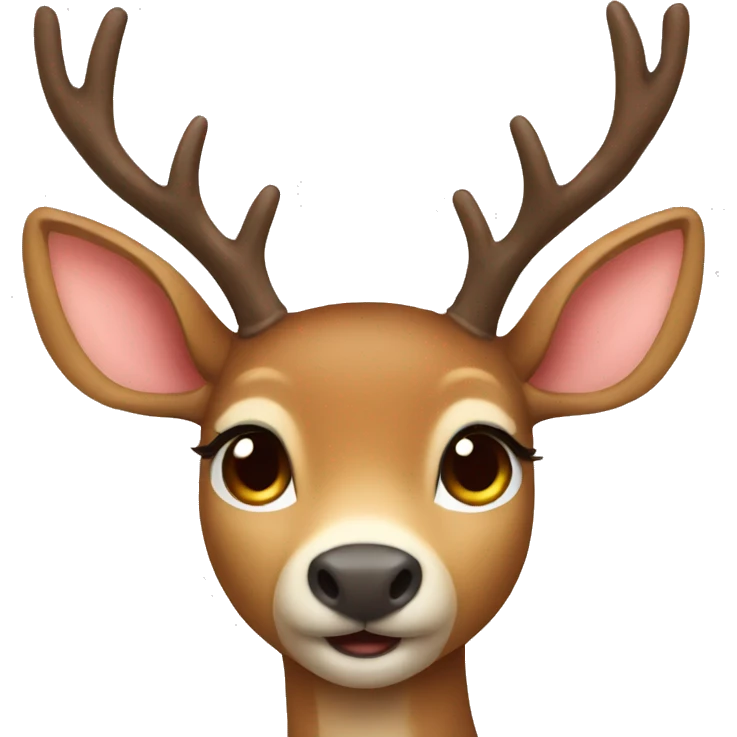Cute deer  emoji