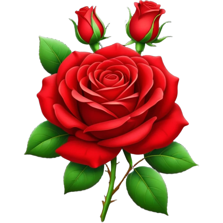 red rose emoji