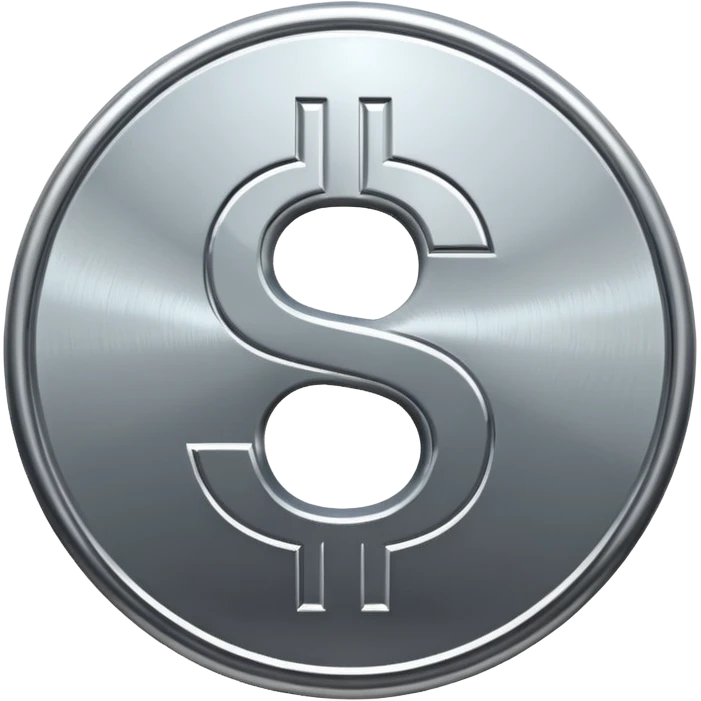 $ dollar metal symbol emoji