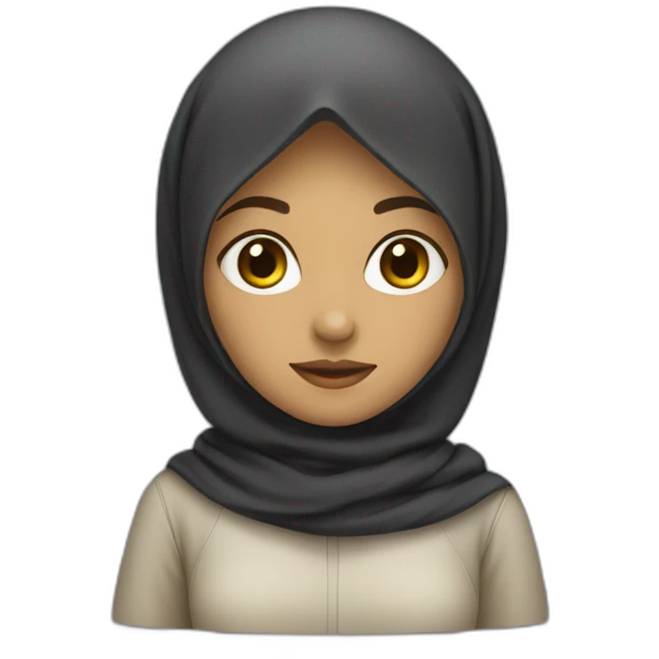 Developer girl with hijab emoji