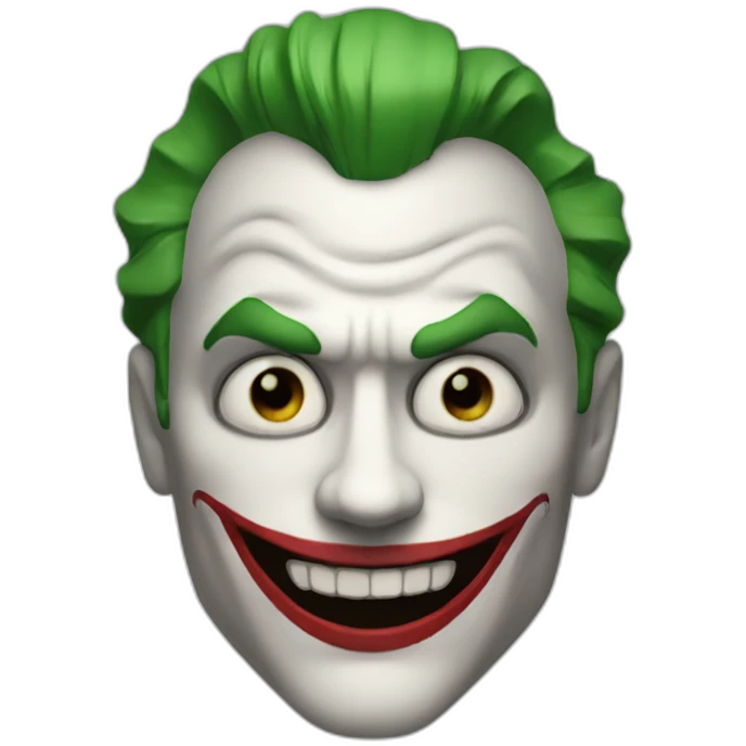 Joker from Batman face emoji