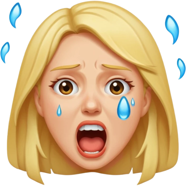 woman screaming emoji