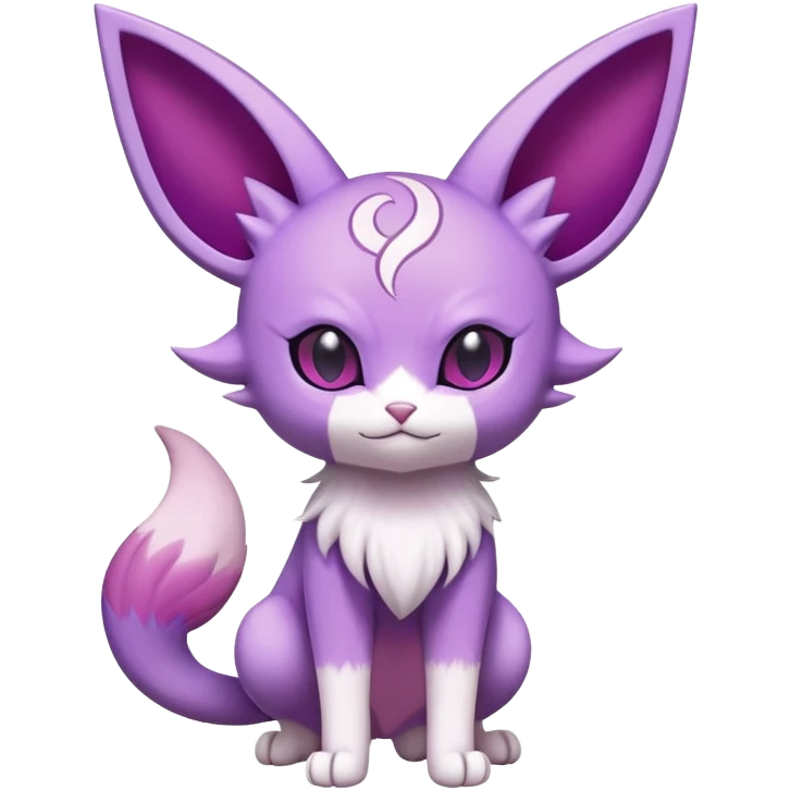 Espeon-Skitty-Fakémon-hybrid-creature (full body)  emoji