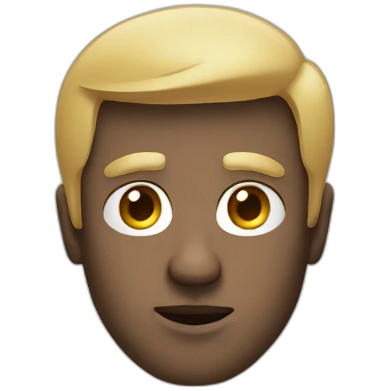 A man with a button on the nose emoji