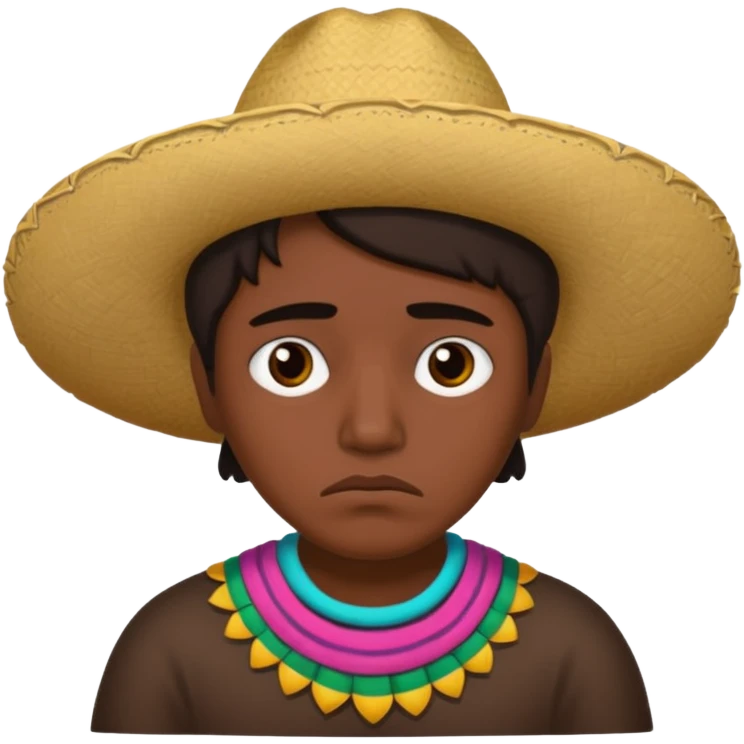 Sad Mexican emoji