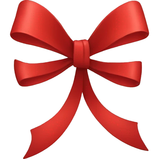 red bow emoji