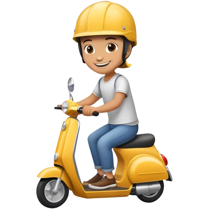 riding a scooter emoji