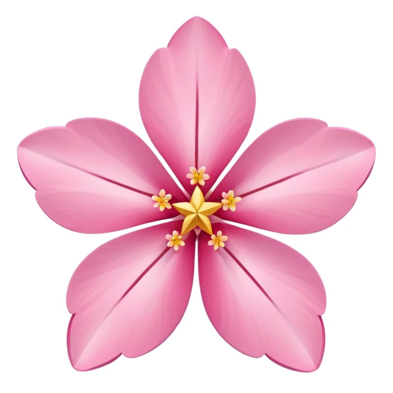 sakura flower with star accents emoji
