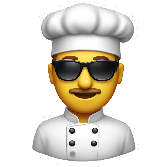 chef Sun glasses emoji