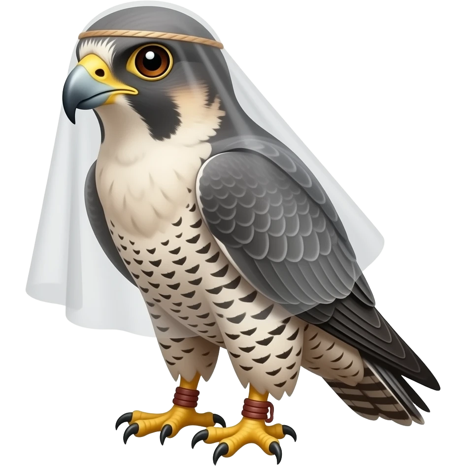 صقر لابس برقع emoji