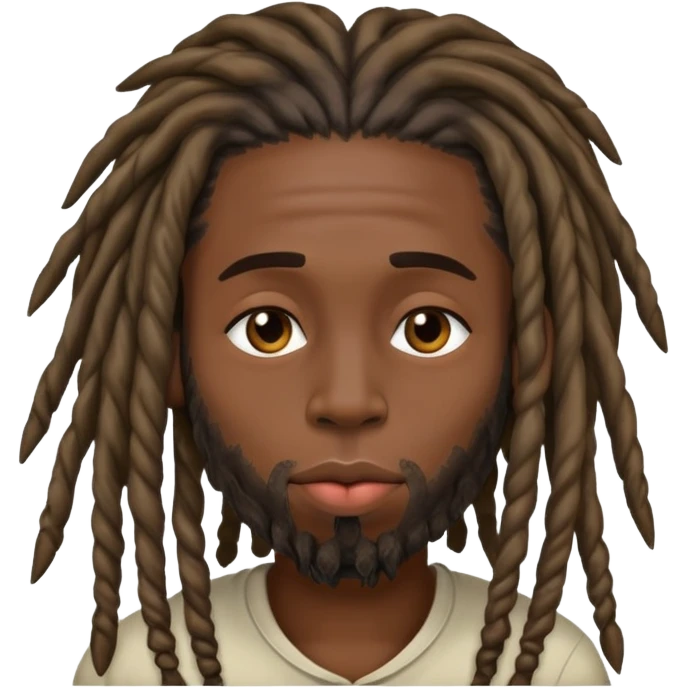 Black man kissing face with dreads emoji