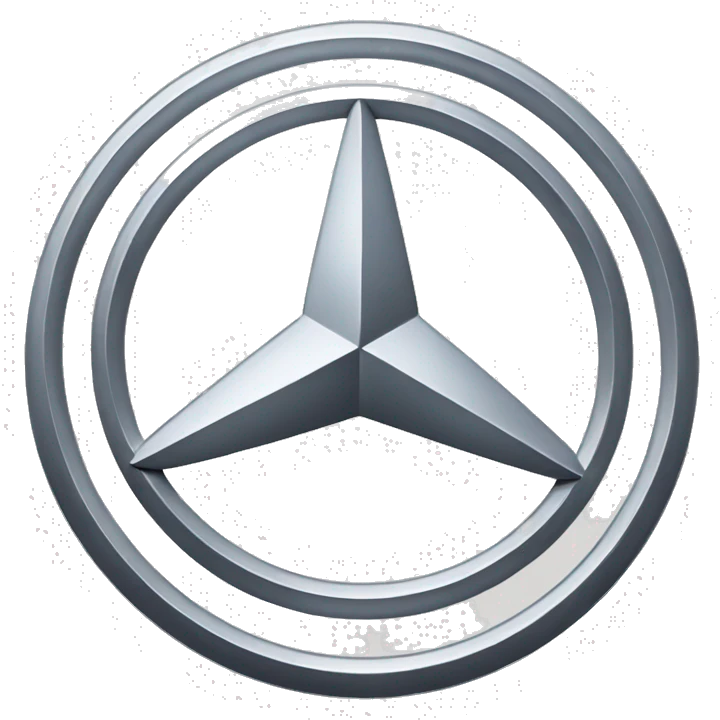 Mercedes benz logo emoji
