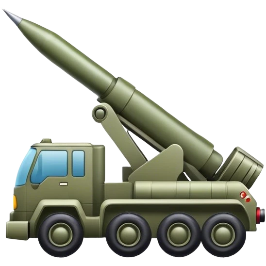 mobile missle launcher on wheels emoji