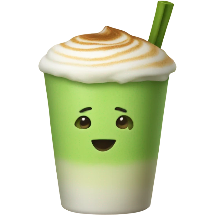 Matcha latte  emoji