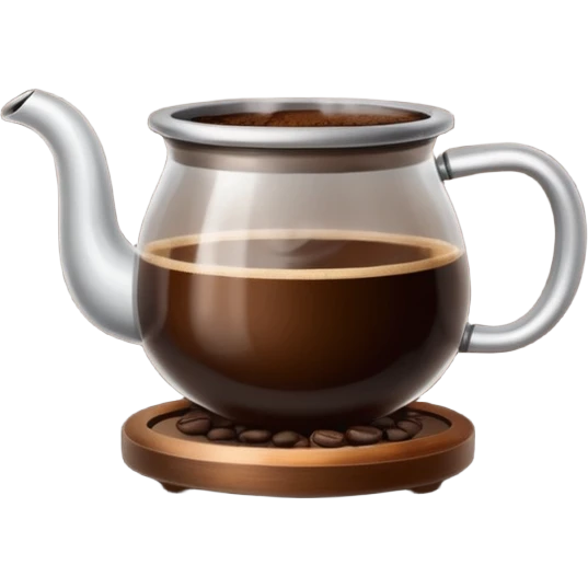 Brewing coffe emoji