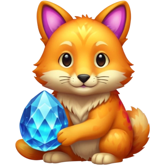 animal with magical stone


 emoji