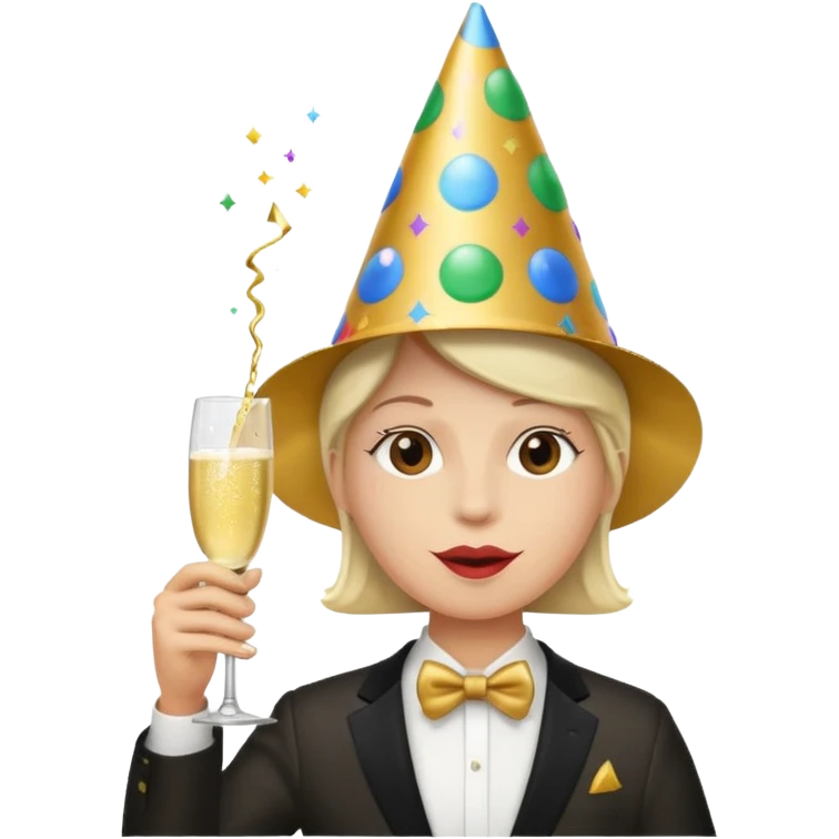 Red Luxe Party emoji