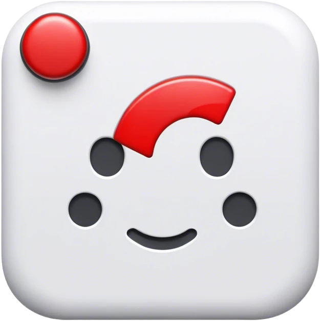 een geveriefierde icon in het wit net als op youtube  emoji