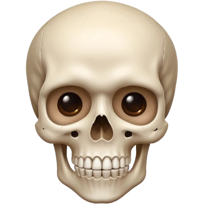 A skull and a shocked in one emoji