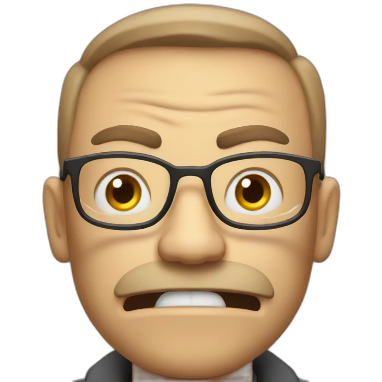 Very very very angry physics teacher emoji