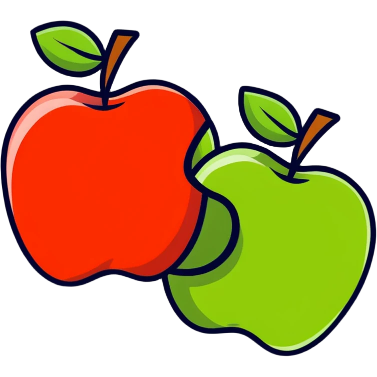 apple slices emoji