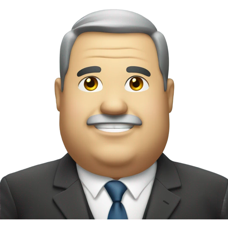 fat man in a suit looking smug emoji