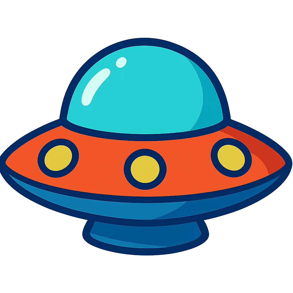 A UFO emoji