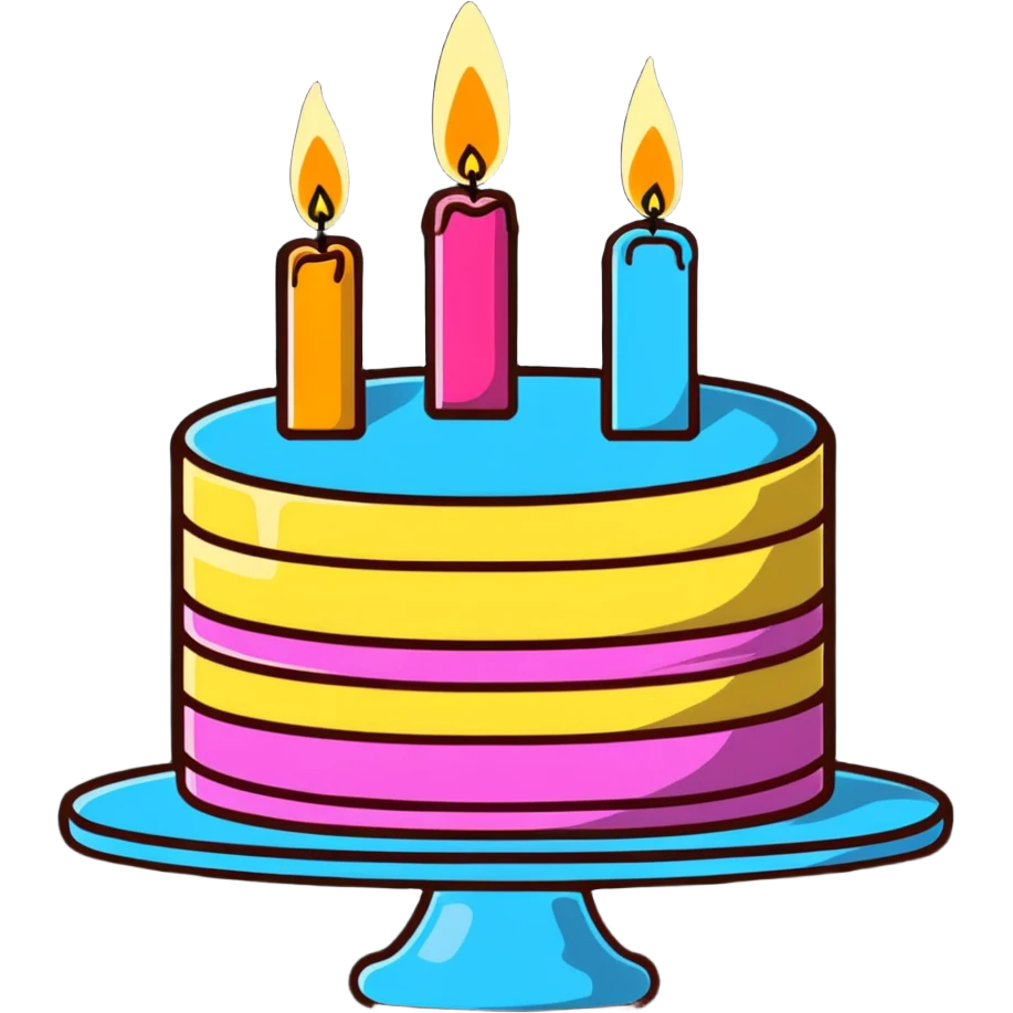 Birthday cake emoji