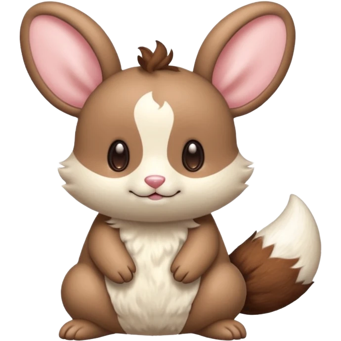 Teddiursa-Minccino-fusion  emoji