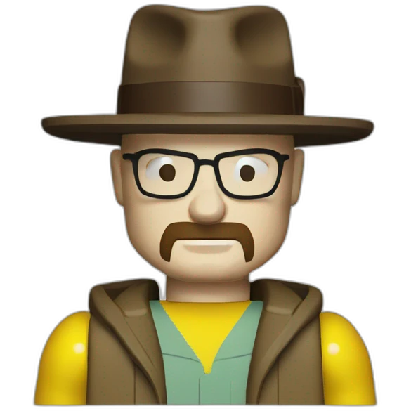 walter white as legos emoji